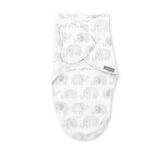 1.0 tog Swaddle Stage 1 - Scribble Elephant 1pk