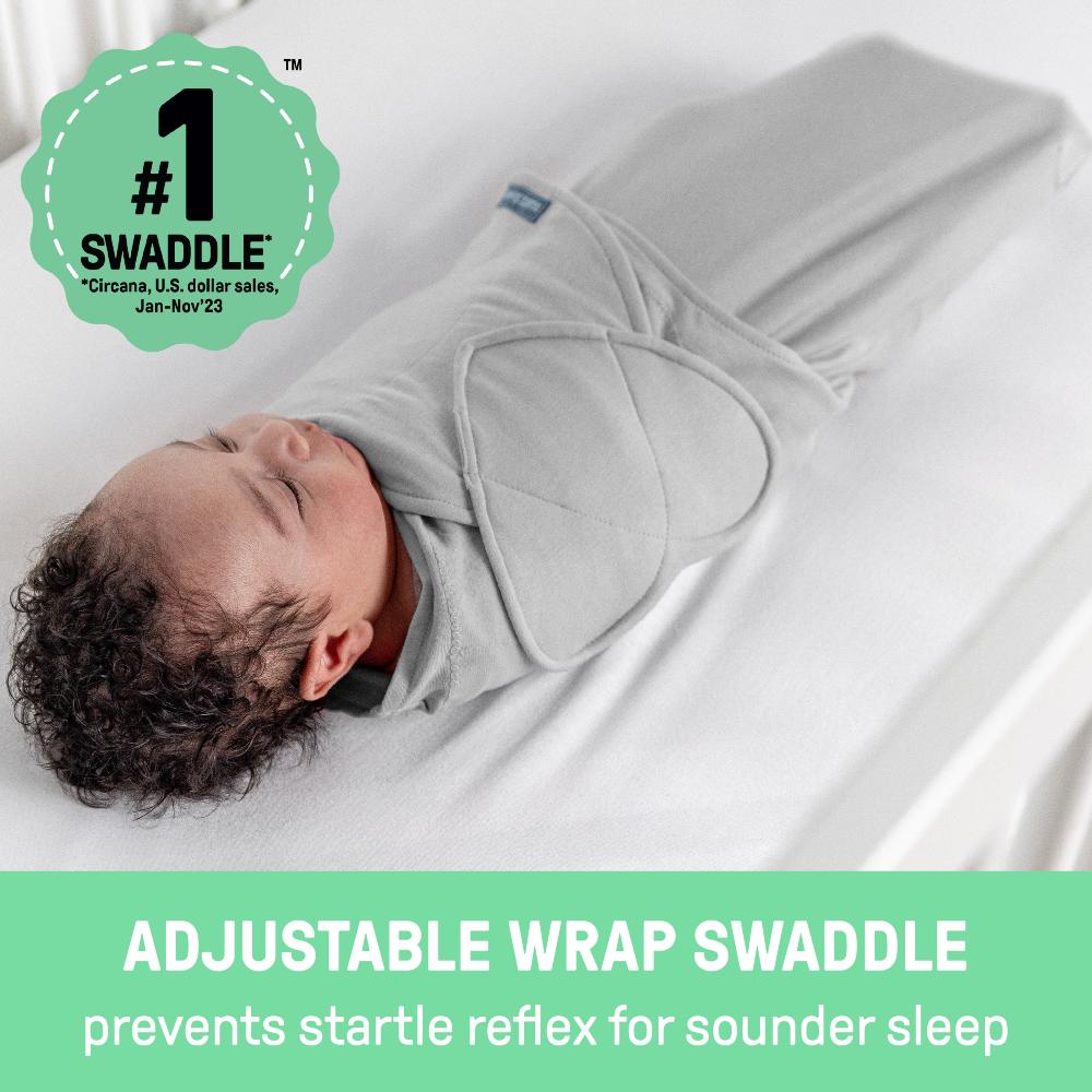 1.0 tog Swaddle Stage 1 - Scribble Elephant 1pk