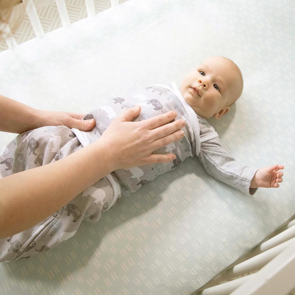 1.0 tog Arms Free Convertible Swaddle - Dash Lines