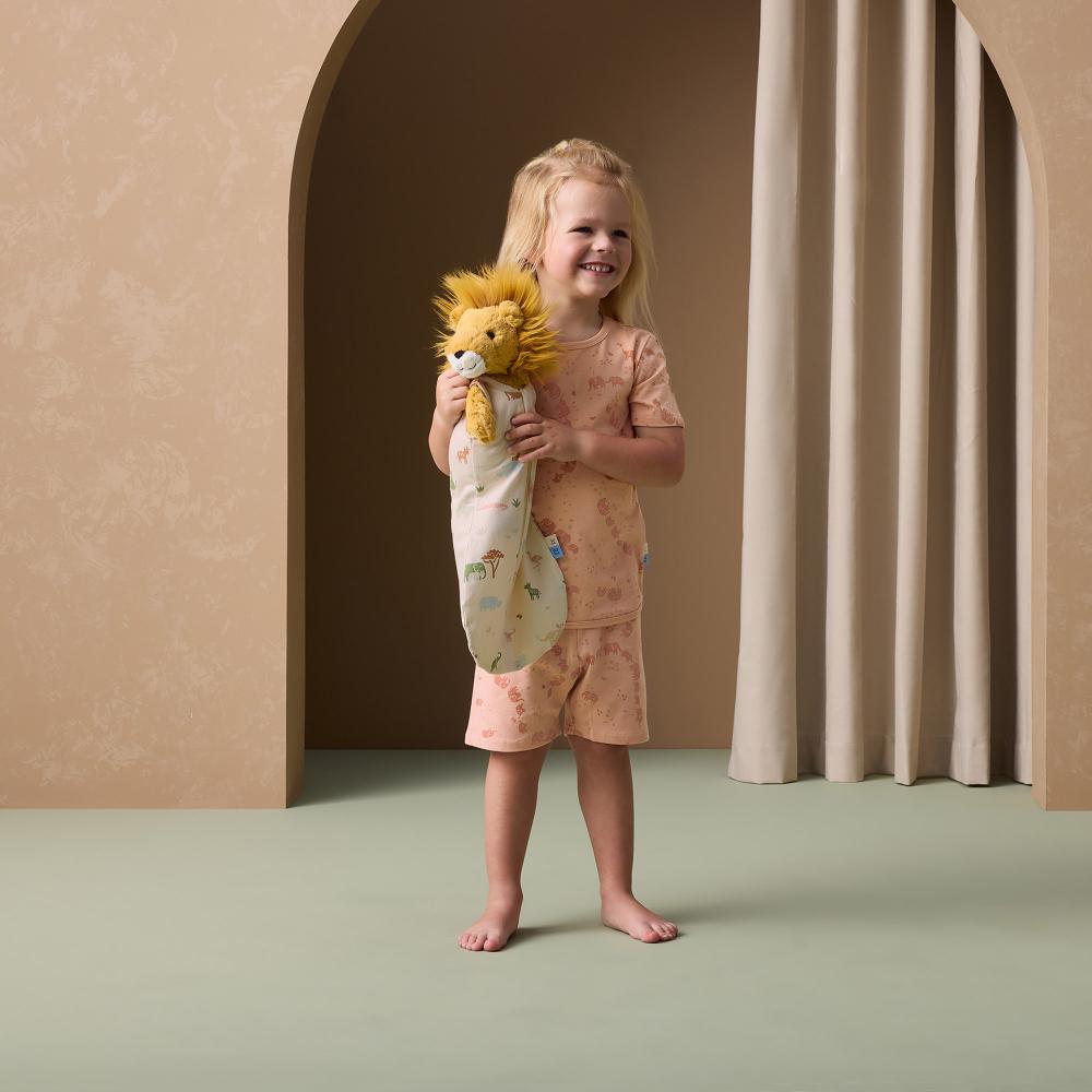 0.2 tog Cotton Short Sleeve Pyjamas - Elephant Parade