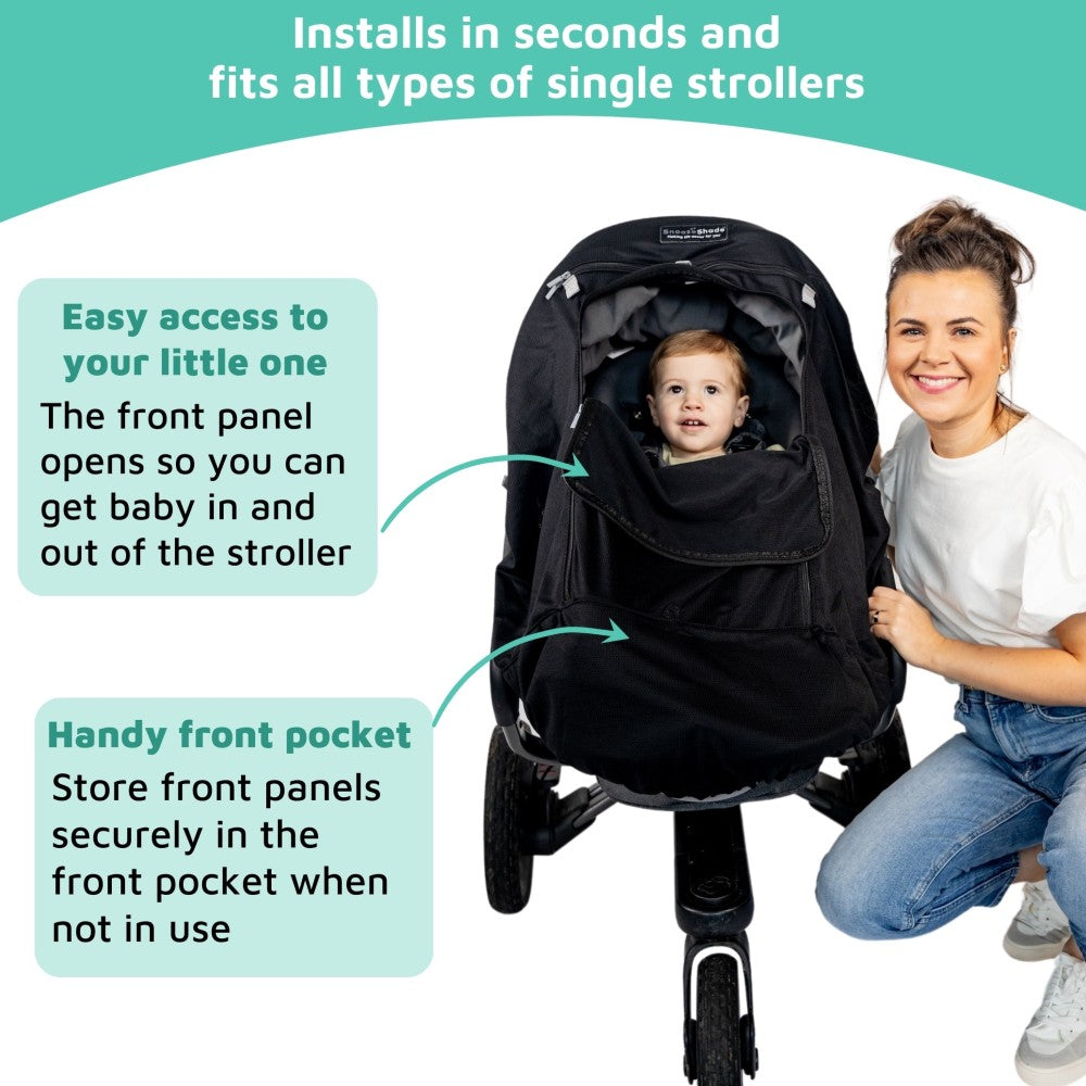 Buggy Sun & Sleep Shade - Plus Extra (velcro)