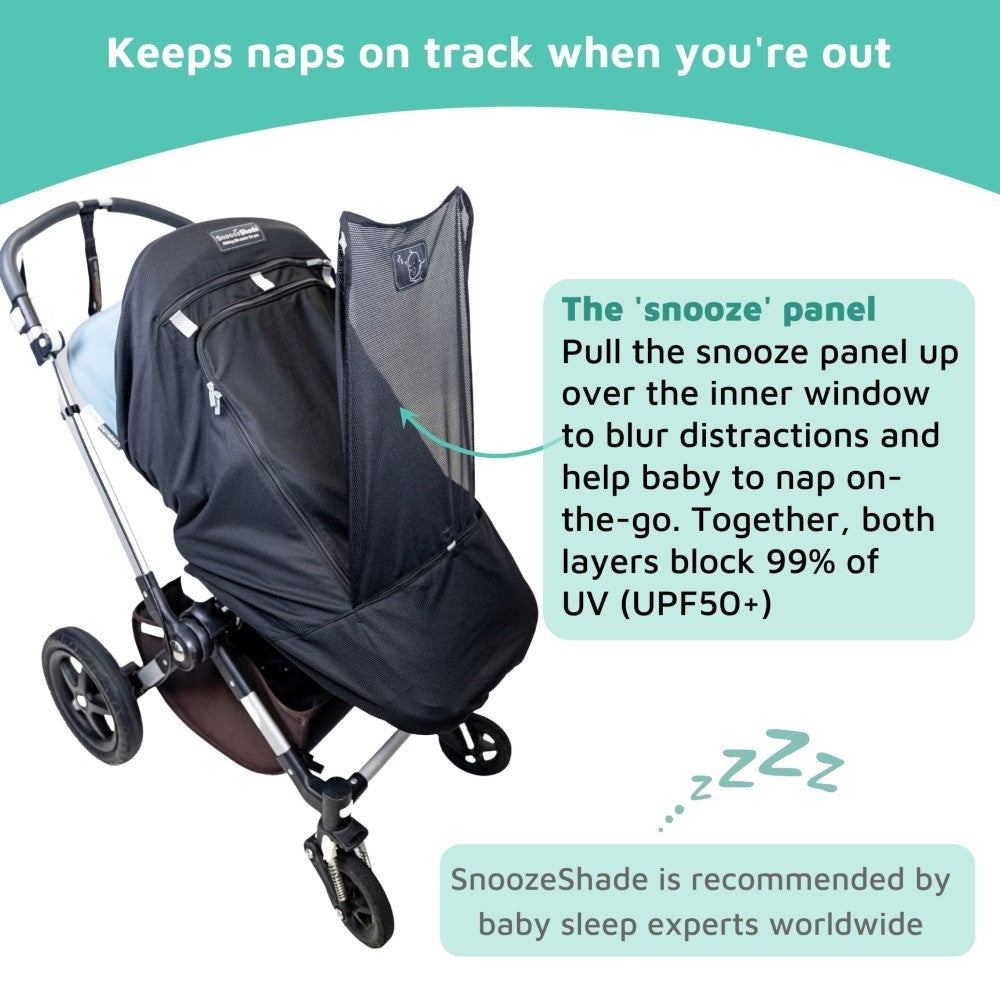 Buggy Sun & Sleep Shade - Plus Extra (velcro)