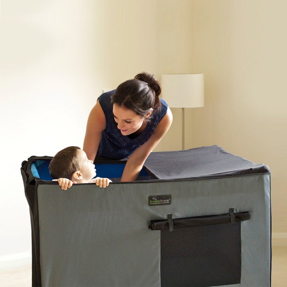 Air-Permeable Travel Cot Blackout Cover
