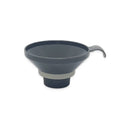 Food funnel with handle on a white background