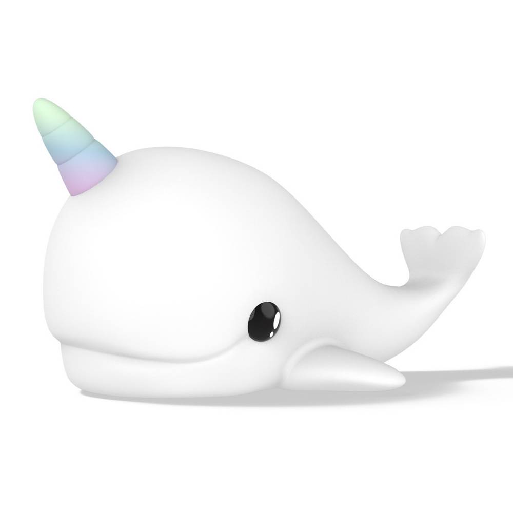 Rechargeable Night Light - Squishy Narwhal