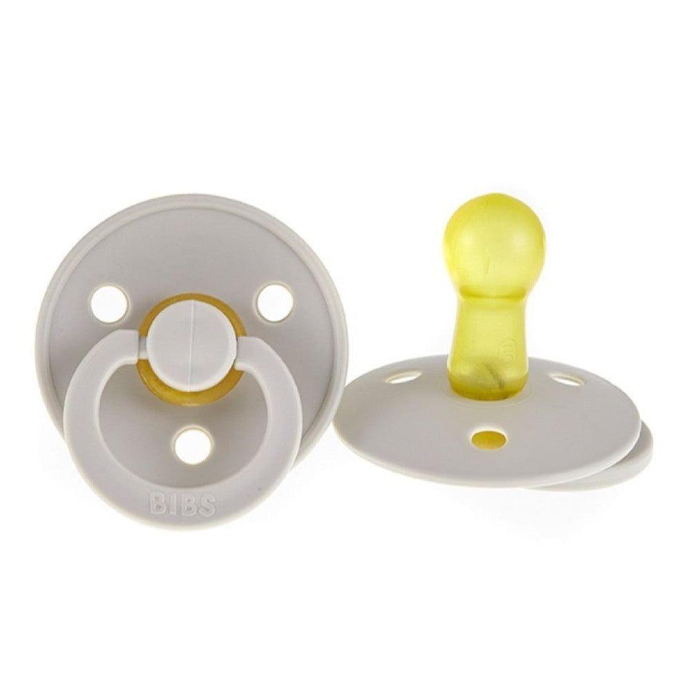 grey latex pacifier two pack