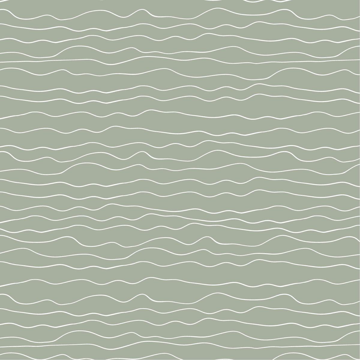 Basics Change Mat Cover - Seafoam Wave