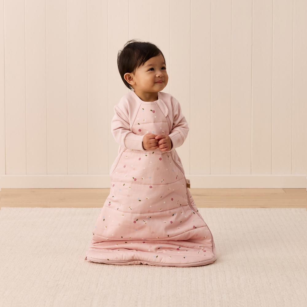 2.5 tog Side Zip Premium Sleeping Bag - Daisies