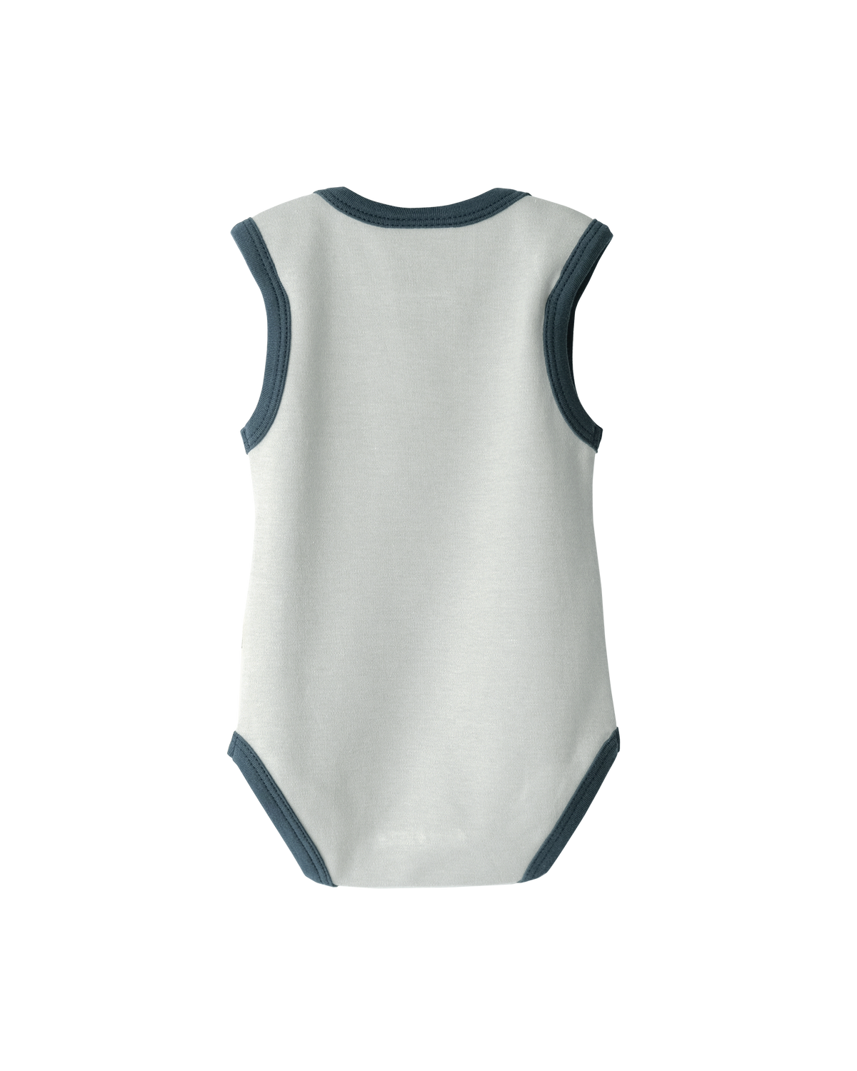 Cotton Singlet Bodysuit - Sky Contrast