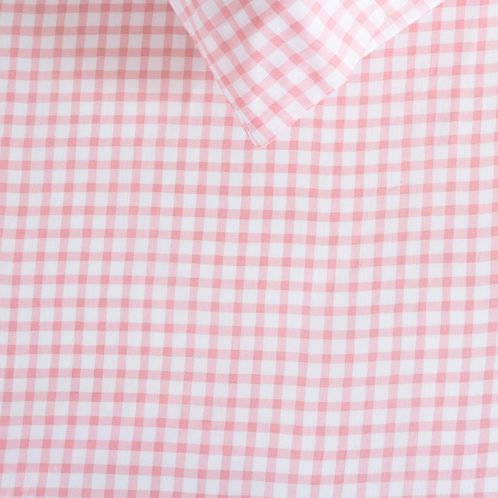 Cotton Cot Fitted Sheet - Charlie - Blush