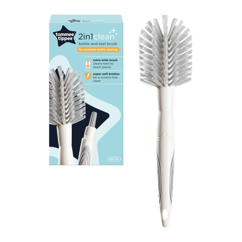 Bottle & Teat Brush - Grey