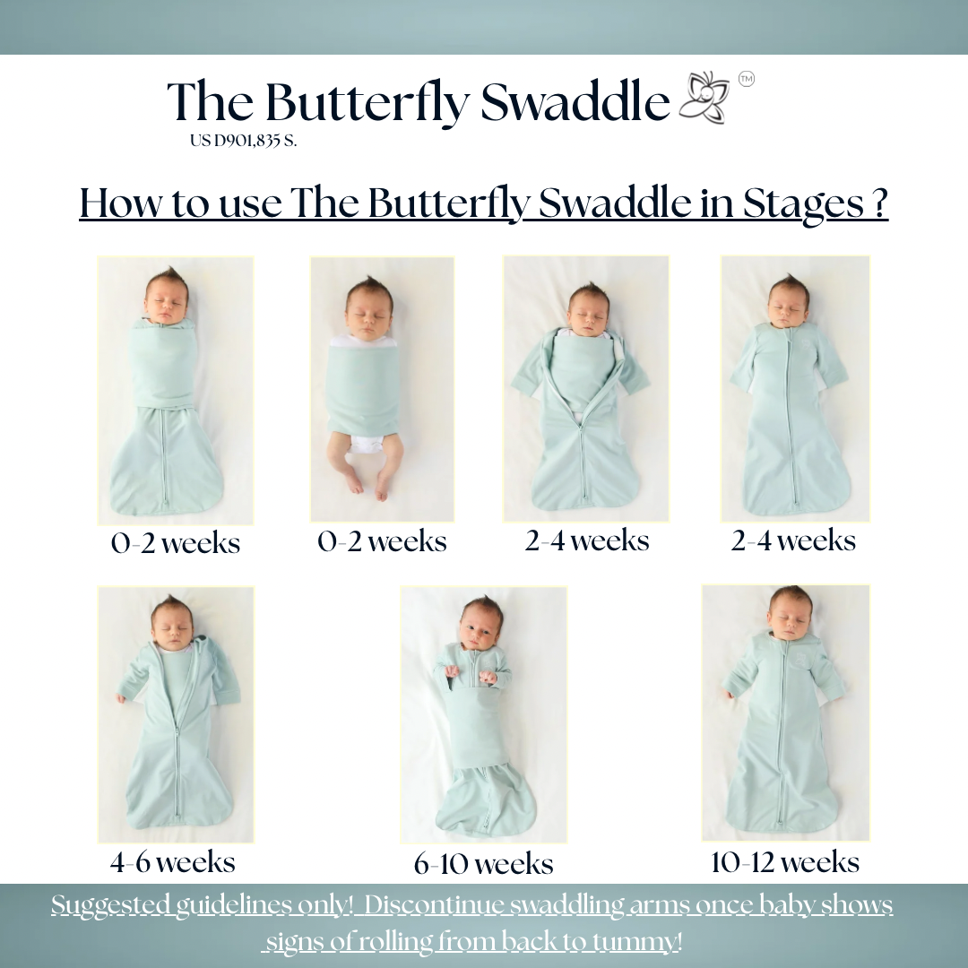 The Butterfly Swaddle - Sage Green