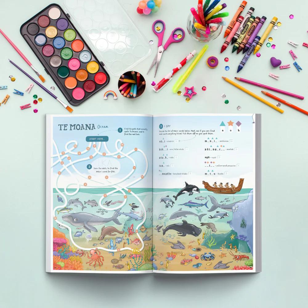 Kuwi & Friends Maori Activity Book - He Puka Ngohe