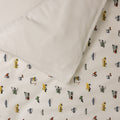 Cotton Duvet Cover with all over vehicles print.