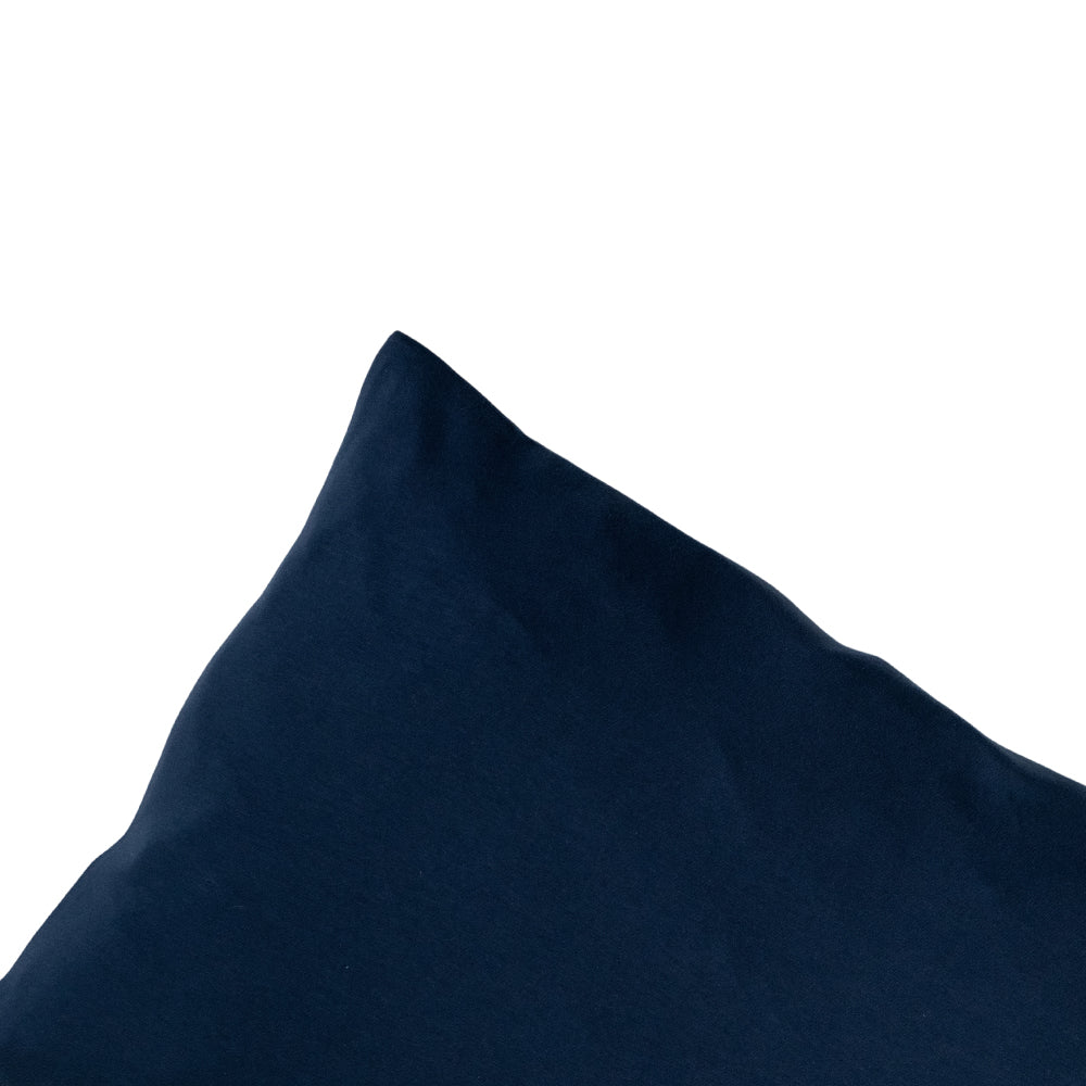 Organic Cotton Pillowcase - Navy