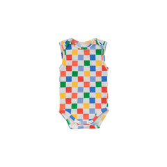 Organic Cotton Singletsuit - Check