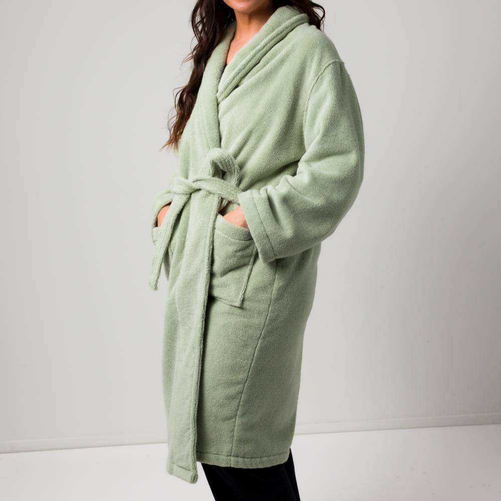 Adult Luxe Bath Robe - Sage
