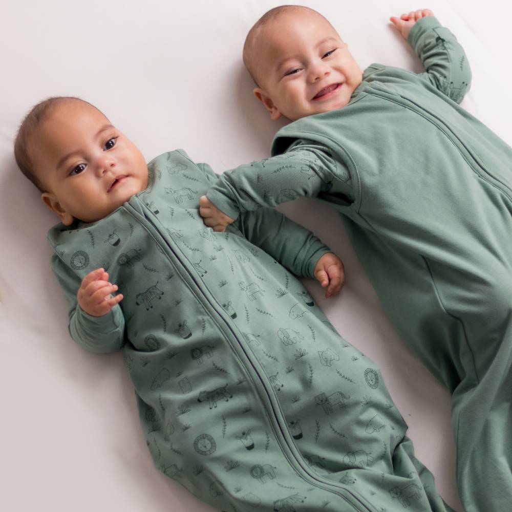0.2 tog Organic Cotton Sleeping Bag - Fern