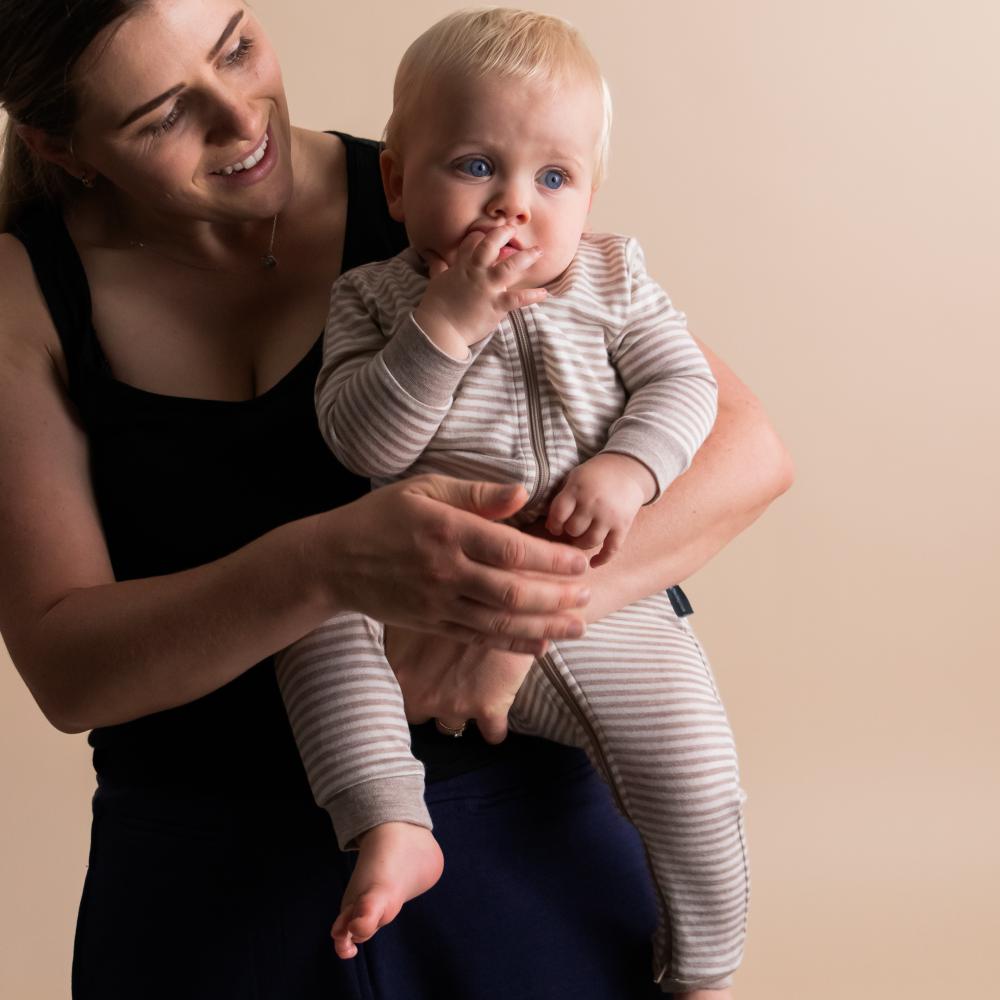 Merino Jersey Zipsuit - Thyme