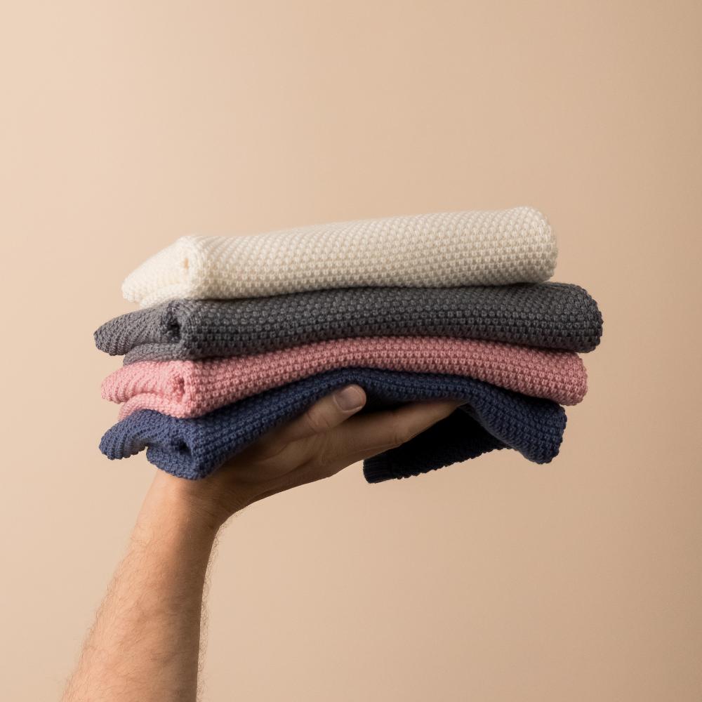 Merino Knit Crew Jumper - Natural