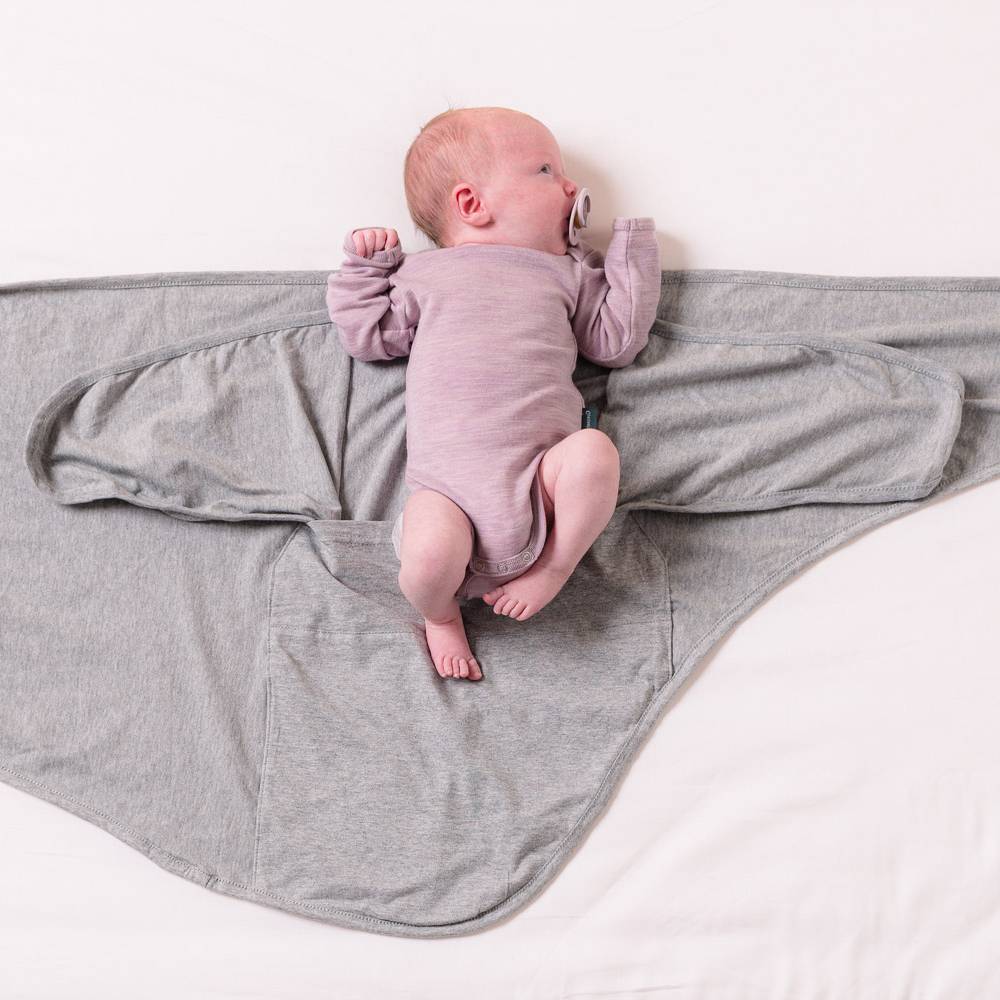 Miracle Blanket Swaddle Wrap - Grey Marl