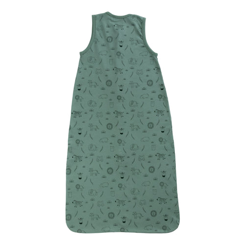 0.2 tog Organic Cotton Sleeping Bag - Fern Safari