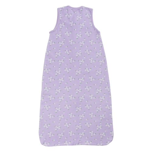 1.0 tog Organic Cotton Sleeping Bag - Lilac Daisy
