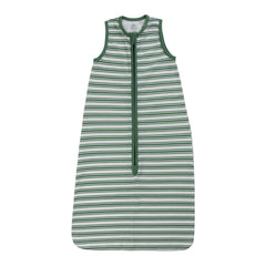 1.0 tog Organic Cotton Sleeping Bag - Pine Stripe