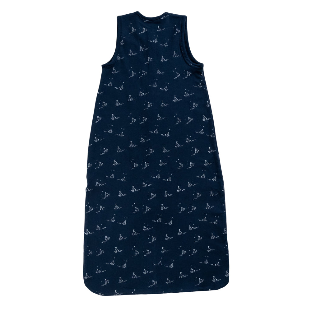 1.0 tog Organic Cotton Sleeping Bag - Sailboat