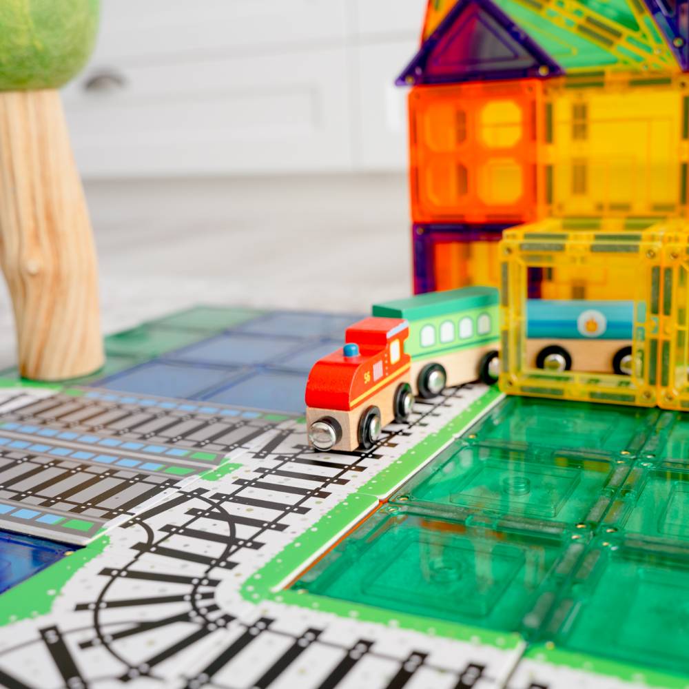 Tile Toppers Train Track Pack 36 piece
