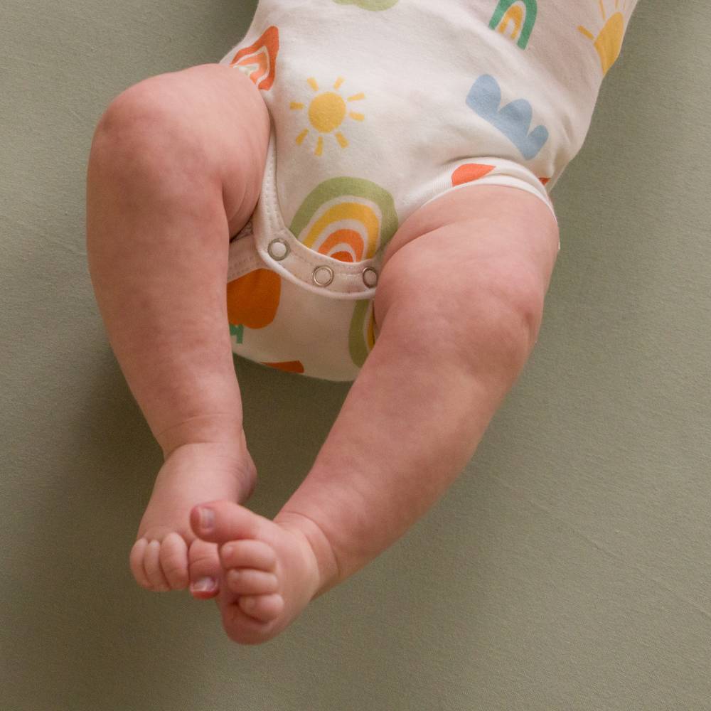 Organic Cotton Singletsuit - Natural Bee