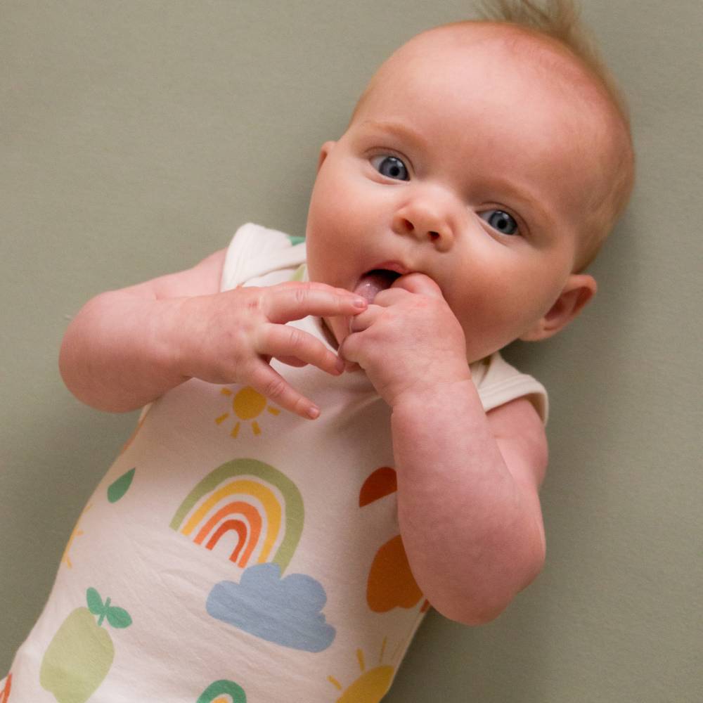 Organic Cotton Singletsuit - Natural Bee