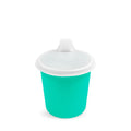 A Aqua Re-Play Tiny Tumbler with Lid - Aqua on a white background