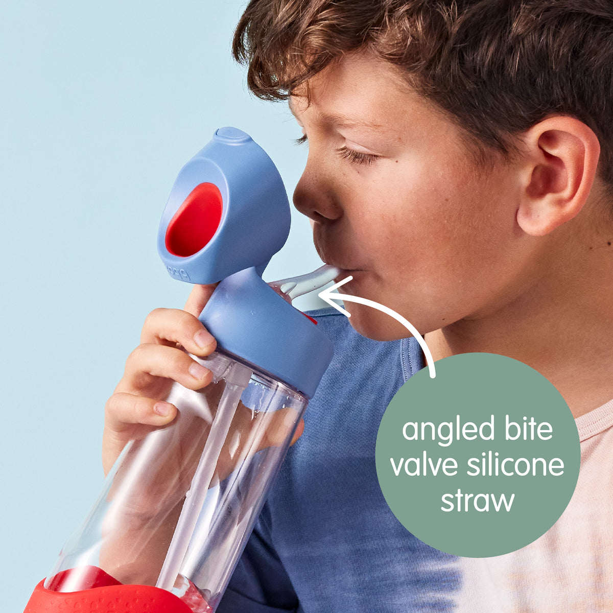 Clear Tritan Drink Bottle - Flamingo Fizz
