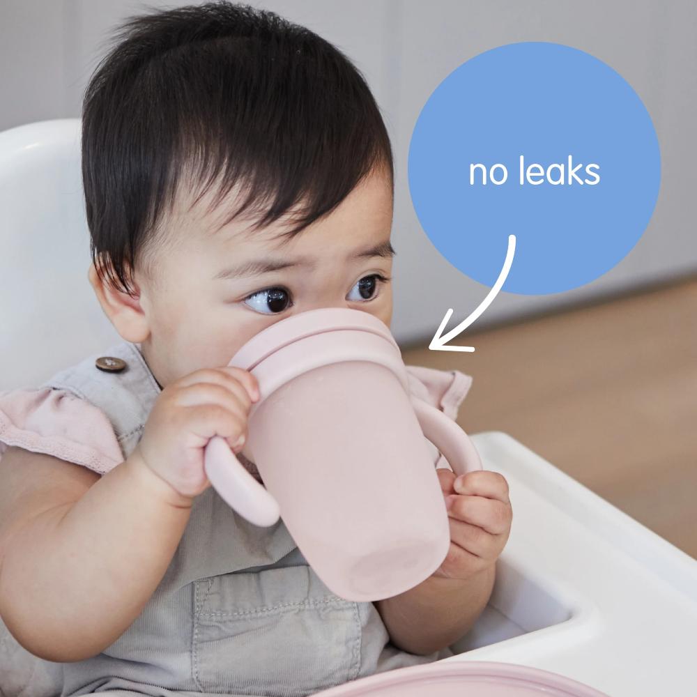 Silicone Spout Cup 6m+ - Latte