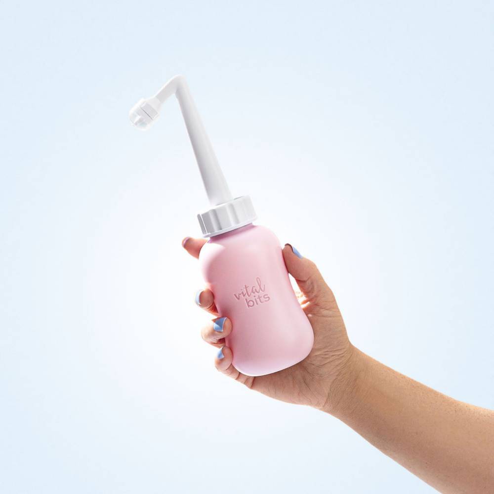 Vital Bits Upside Down Perineal Wash Bottle