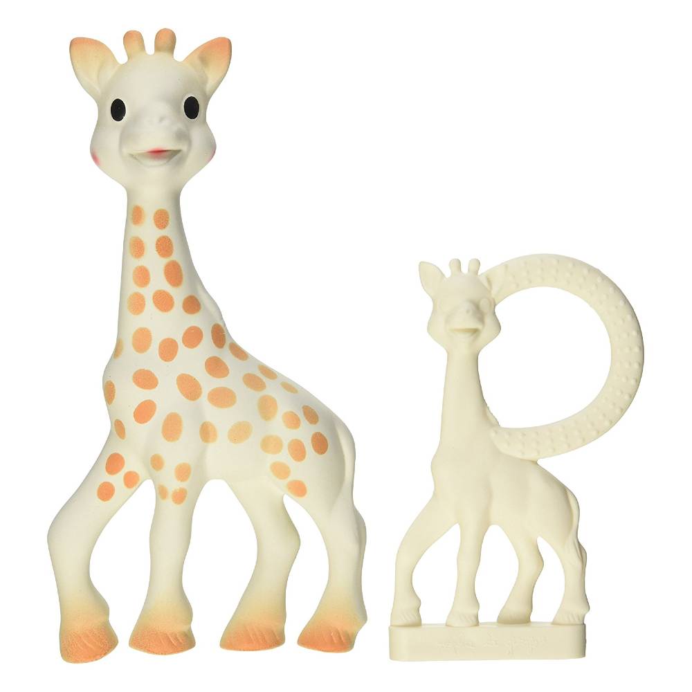 Sophie la Giraffe Award Gift Set on a white background. 