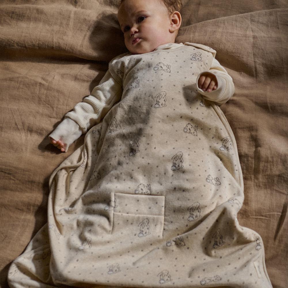 Cotton/Merino Inner Bag - Bramble Burrow Sleep Print