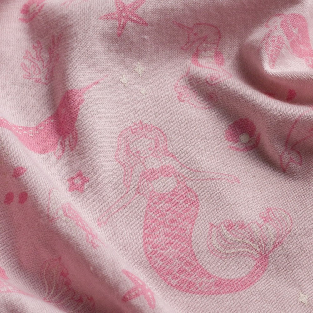 Merino Cotton Summer Nightie - Shell Mermaids