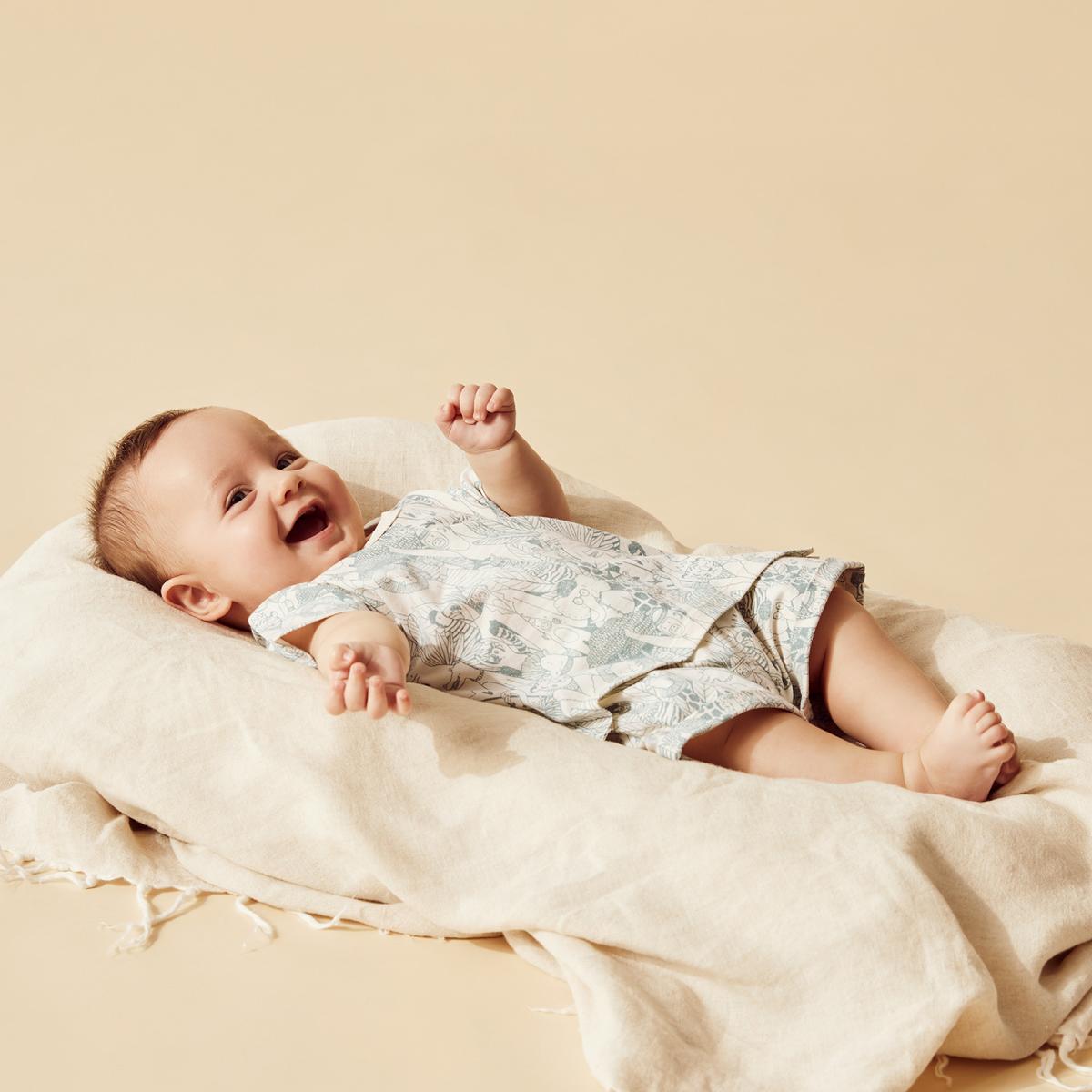 Short Sleeve Pyjamas - Bright Blue Check