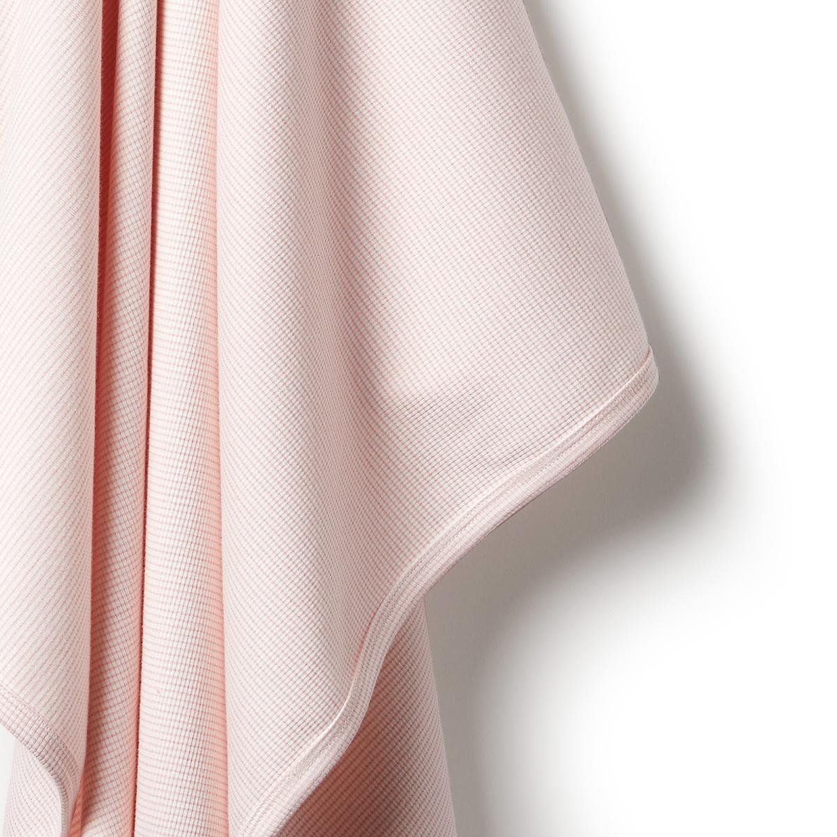 Stripe Rib Bunny Rug/Swaddle Blanket - Cantaloupe
