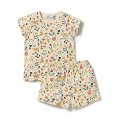 Short Sleeve Pyjamas - Summer Garden