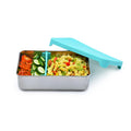 Stainless steel bento box with lid and divider