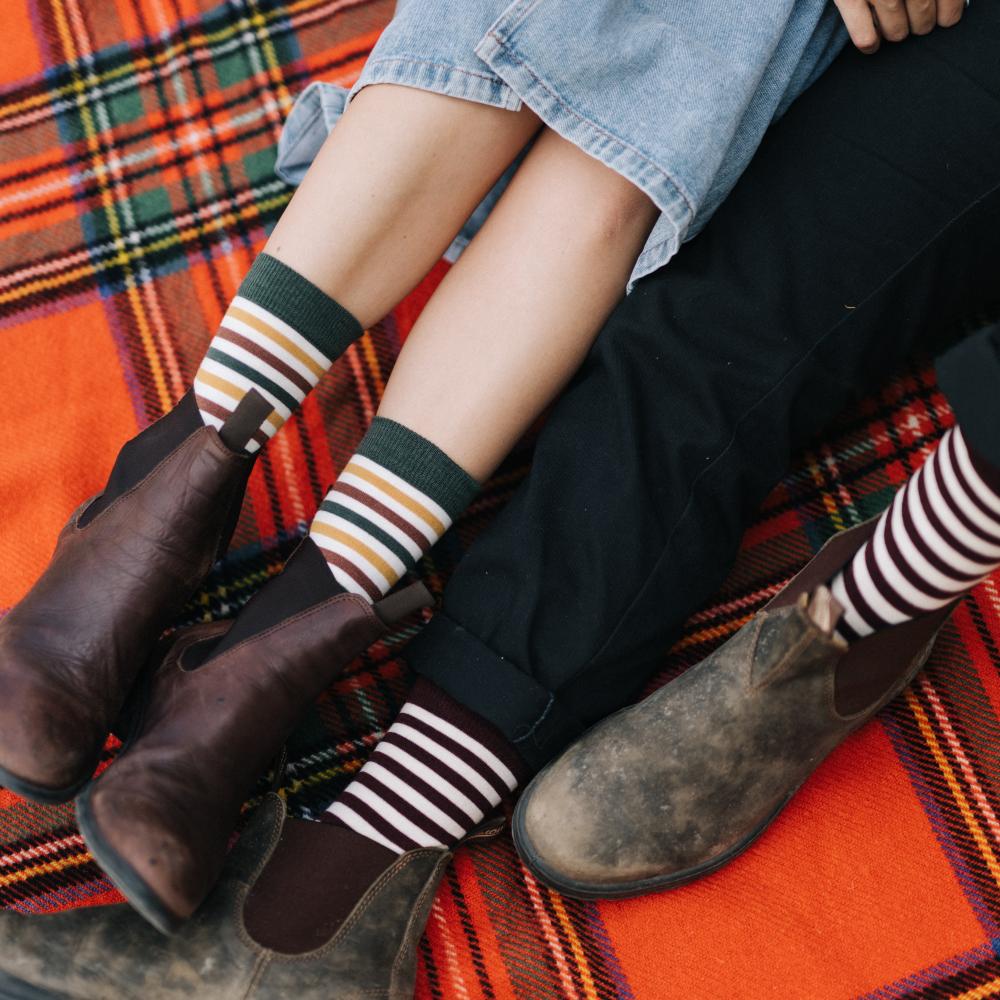 Womens Crew Merino Socks - Billie