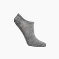 Womens Sneaker Socks Grey on a white background