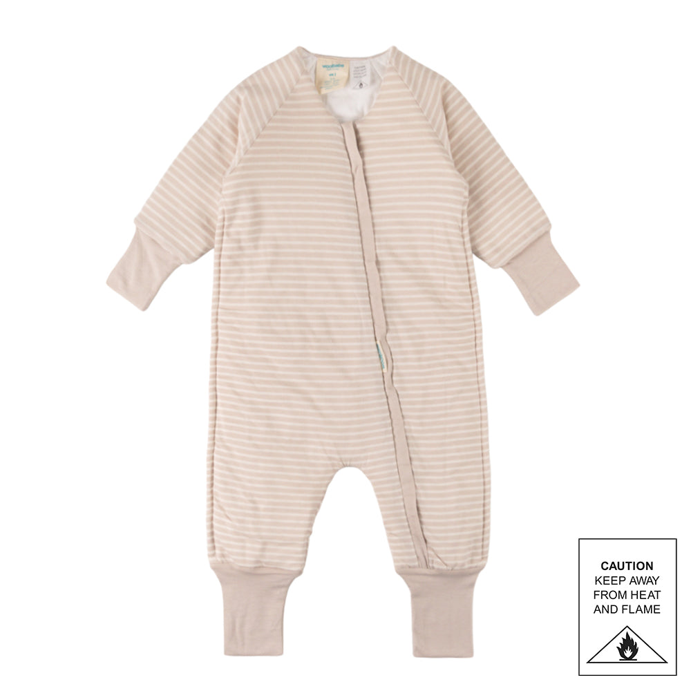 Duvet Sleeved Sleeping Suit - Dune