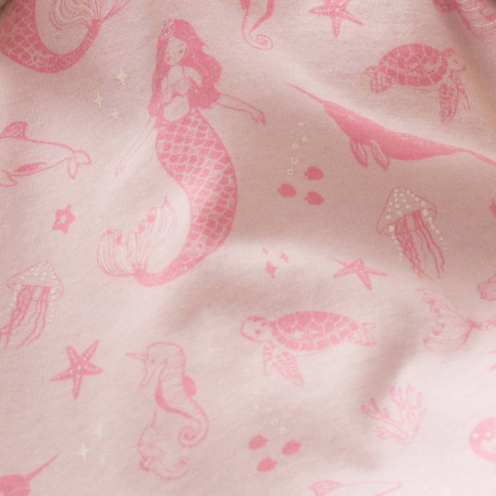 Merino Cotton Winter Pyjamas - Shell Mermaids