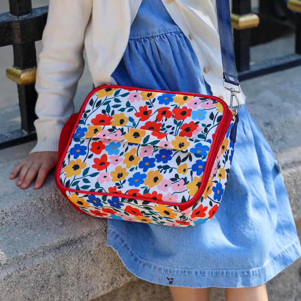 Classic Lunch Bag - Poppy Flowers