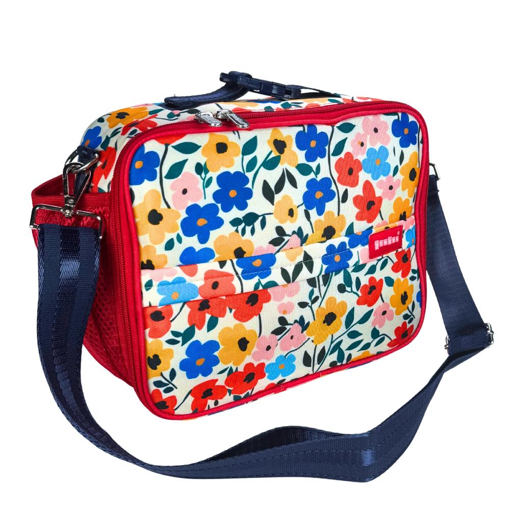 Classic Lunch Bag - Poppy Flowers