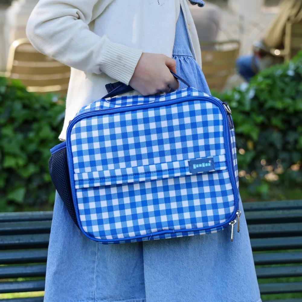 Classic Lunch Bag - Vichy Blue Gingham